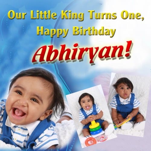 1st Birthday Banner Singapore