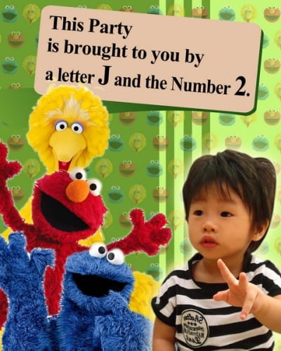 Sesame Street Birthday Banner Singapore