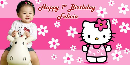 Hello Kitty Birthday Banner Singapore
