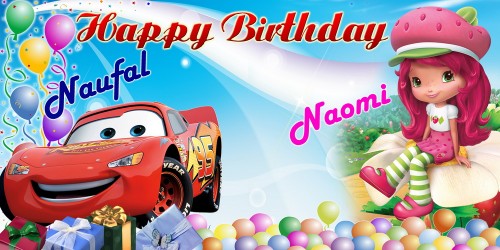 Thomas & Friends Birthday Banner Singapore