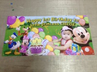 Mickey Mouse Birthday Banner Singapore