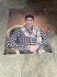 Portrait printed on polyester fabric