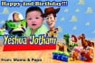 Banner printing for toy story birthday banner