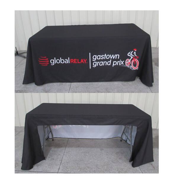 Custom table sale covers with logo