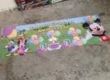 1st birthday banner with mickey mouse design