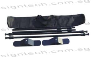 Telescopic Backdrop Stand with carry bag