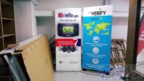 0.85 x 2m retractable banners