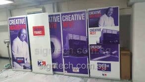 2 x 0.85m roll up banners - Creavtive France