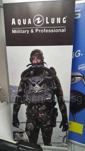 0.85 x 2m retractable banner