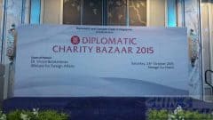 24 x 10ft Diplomatic Charity Bazzar with Dr Vivian at Shangri-La Hotel