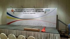 24 x 8 ft backdrop for Sping SIngapore 45th Asean at Furama Hotel