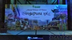Olam annual dinner and dance stage backdrop
