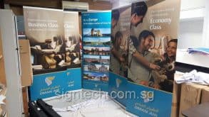 Roll up banners for OMAN AIR