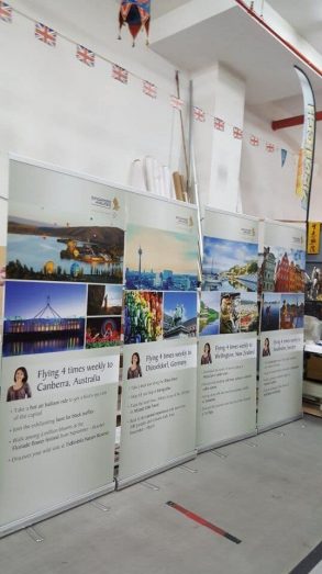 SIA Pull up banner 2 x 0.85m