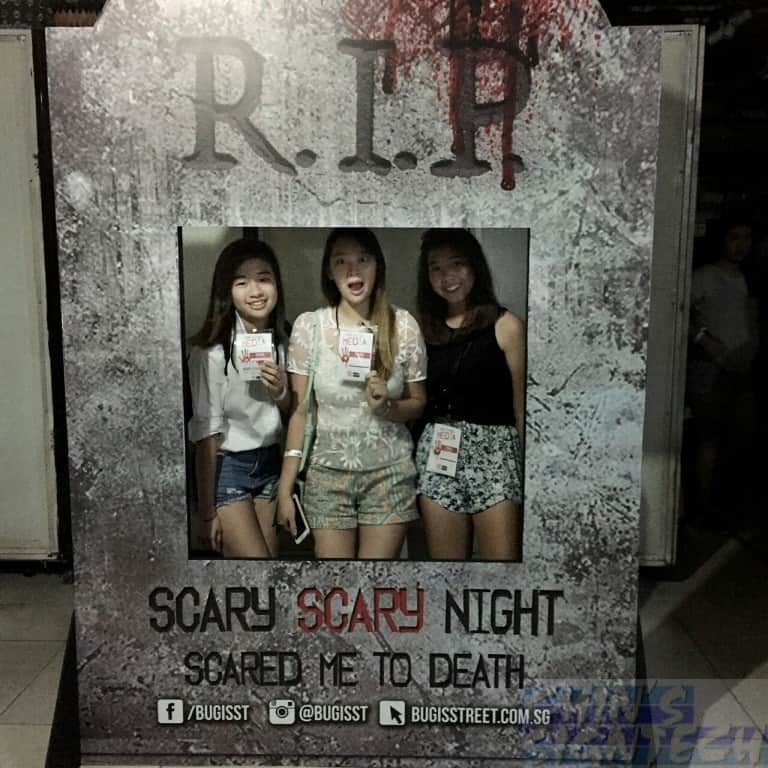 halloween Photo booth with frame for Bugis street