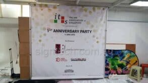 2.4 x2.4m Telescopic Backdrop