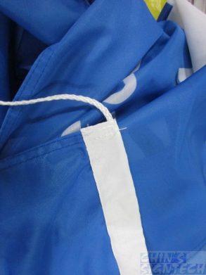 Flag with sleeves and ropes - BlueFlag with sleeves and ropes - Blue
