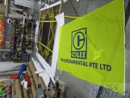 Company Flags Printing - Front view