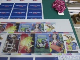 Dull and light colour from dye sublimation printing without heating