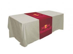 table runner for exhibition