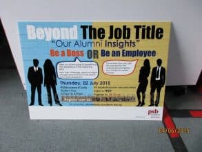 design with large pictures and title