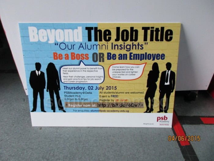 design with large pictures and title