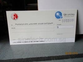 mock cheque