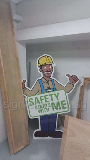 Safety promoting Standing Foam board