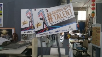 Hand held foam board