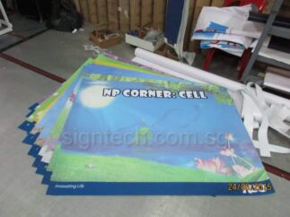 AUO Stickers for installing on wall