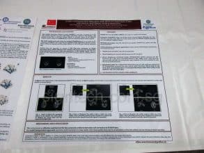 3 x 3ft Scientific Poster print on fabric for Italy Milano