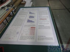 AO size scientific poster