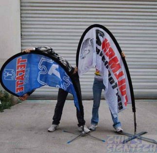 Fiber Glass pole are more flexible and durable