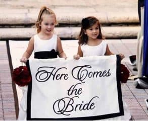 Here Comes the Bride Sign
