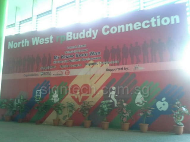 24 x 12 ft standing backdrop for RP