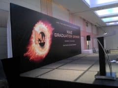 24 x 8ft stage backdrop printing