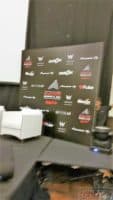 Disposable Foam Board Backdrop for Zoukout at stage backdrop