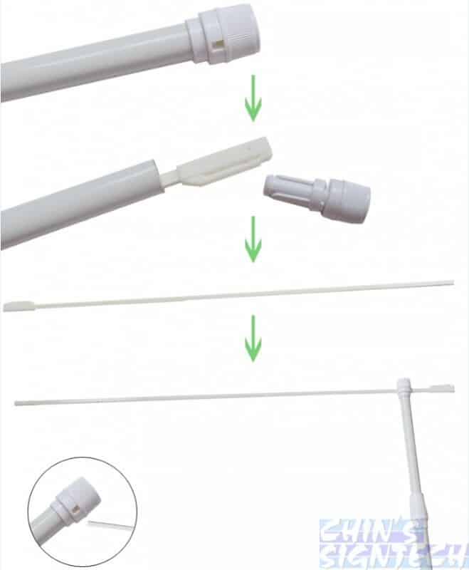 How to setup 3m outdoor flag pole with Water Base How to setup 3m outdoor flag pole with Water Base