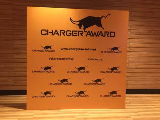 Step and repeat backdrop