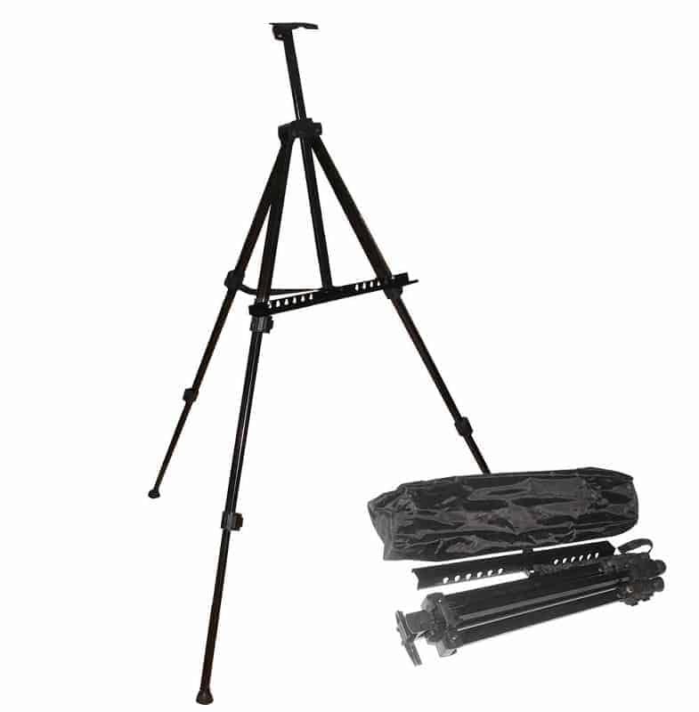 Tripod Easel Stand for placing Foam Board on the stand.