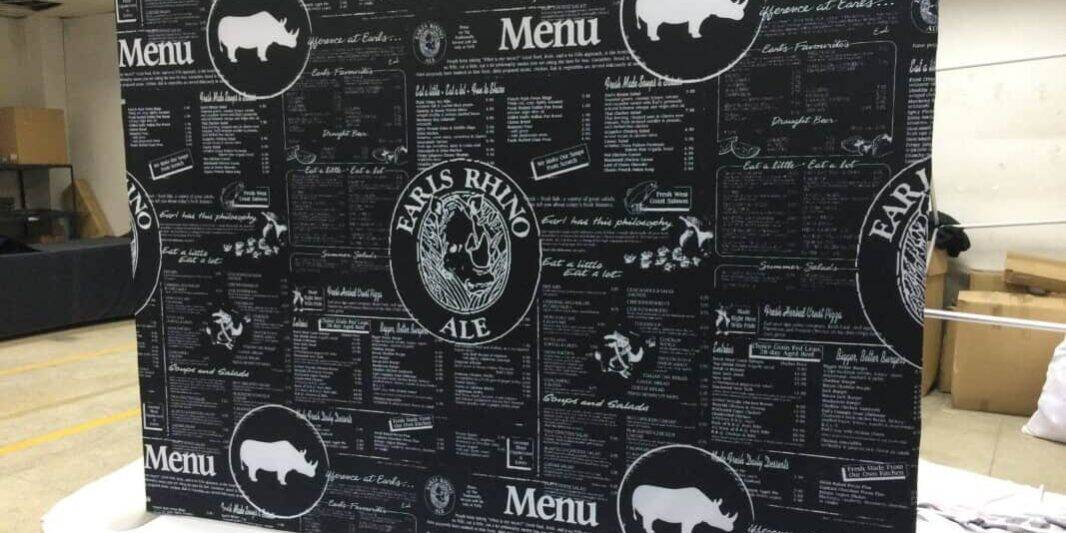 10ft tension fabric display