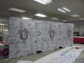 20ft tension fabric display
