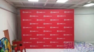 4 x 3 Pop Up display for CIMB Bank road show