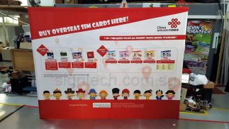 Fabric Pop up display - 3 x 2.25m