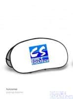 Horizontal pop up banner