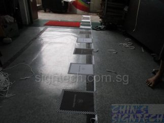 squared bunting flags