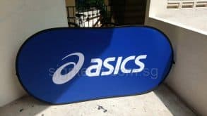 Pop Out A Frame Banner - Large size for ASICS