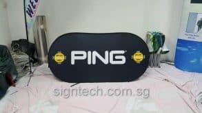 Pop Out A Frame Banner - Large size for Ping