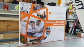 Pop up display system - Global foundries