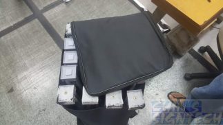 Soft carry bag - top view